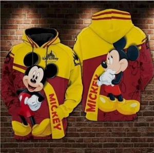 Mickey Mouse Walt Disney 3D HOODIE HALLOWEEN GIFT BEST PRICE US SIZE OVER PRINT - Imagen 1 de 3