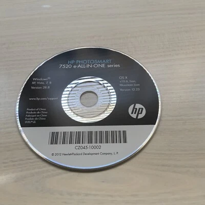 Setup CD ROM for HP PhotoSmart 7520 Series Software for Windows and macOS - Image 1 of 2