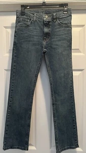 Wrangler Hero Originals Boys Med Wash Jeans Adjustable Waist Size 14 Reg. EUC - Picture 1 of 9