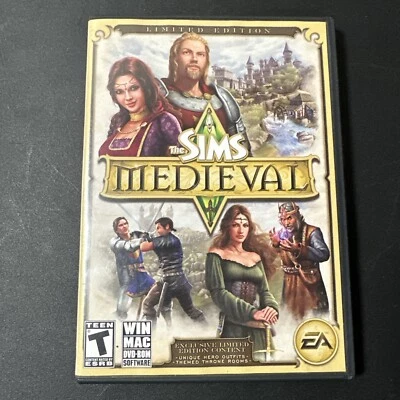 Sims Medieval Limited Edition Game (PC Windows/Mac, 2011) CIB - Image 1 of 4
