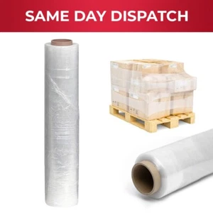 Pallet Wrap Clear Stretch Shrink Wrapping Roll Cling Film - 500 mm x 300 m 23 mu - Picture 1 of 7