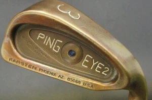 Ping Eye 2 BeCu Beryllium Copper 3 Iron Blue Dot 3 Iron Shaft Regular Steel - Picture 1 of 4