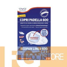 20 COPRI PADELLA 600 VIVIA - SACCHETTI CON TAMPONE ASSORBENTE