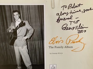 SIGNED - ELVIS PRESLEY: The Family Album by George Klein (2007, Hardcover) - Picture 1 of 20