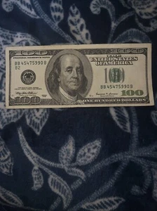 1999 $100 US One Hundred Dollar Bill FRN Note (NYC Fed) - Picture 1 of 4