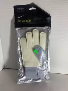 Nike GK Match Youth Soccer Goalkeeper Gloves Protective Latex Palm Grip Adjustab - Picture 1 of 4