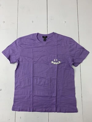 Forever 21 Men Purple Short Sleeve Shirt Size Medium - Image 1 of 4