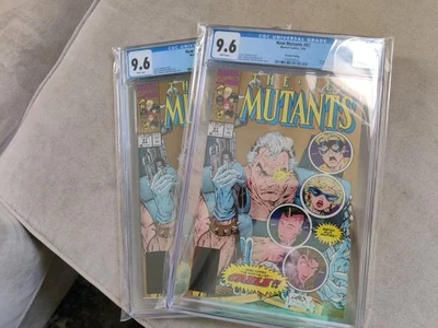 New Mutants #87 CGC 9.6 Lot Of 2 1st Cable 2nd Print - Image 1 of 4