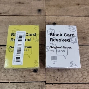 Black Card Revoked Original Flavor Party Card Game First Second Ed Black Culture - Picture 1 of 5
