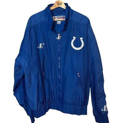 Chaqueta Atlética De Colección NFL Pro Line Indianapolis Colts X Logo Talla Grande Azul Foto 1 de 4