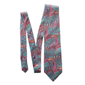 CHRISTIAN DIOR MONSIEUR 100% SILK VINTAGE PAISLEY TIE  - Picture 1 of 5