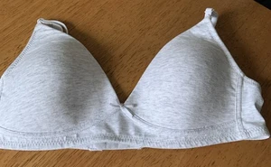 New Without Tags George T-shirt Non Padded Non Wired Bra Grey 34A - Picture 1 of 2