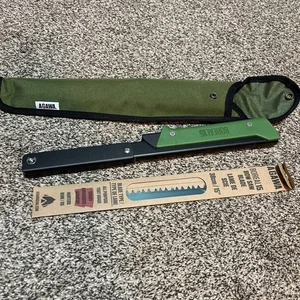 AGAWA CANYON® BOREAL 15 Outdoor BUSHRAFT Backpacing Camping Saw - Green / Black - Picture 1 of 8