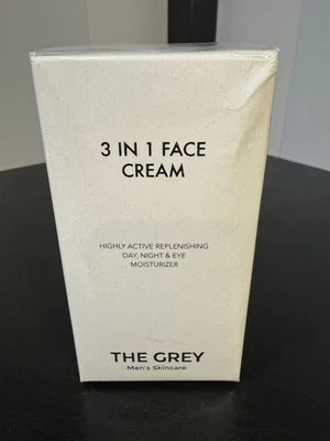 The Grey Mens Skincare 3 in 1 Face Cream 50ML Sealed NIB - Image 1 of 4