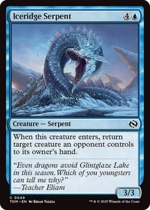 🧙Iceridge Serpent C 0049 TDM Tarkir Dragonstorm MTG - Picture 1 of 2