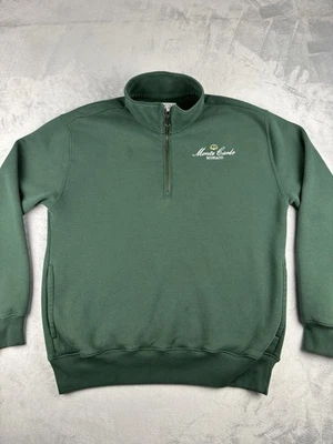 Sudadera Hollister Monte Carlo Athletics Club Media Cremallera Para Hombre Mediana Verde Oscuro Foto 1 de 4