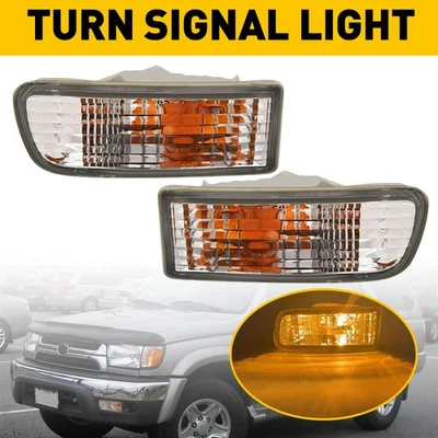 2x Luces de señal de parachoques delantero izquierda+derecha aptas para Toyota 4Runner 1998-2002 Foto 1 de 4