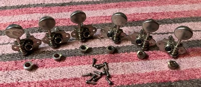 Sintonizadores Waverly 3x3 vintage años 50-principios de los 60 Gibson Martin Guild clavijas de afinación Foto 1 de 4