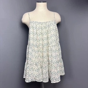 Perfectly Priscilla 2X Kleid Blumenmuster Stufen Rüschen ärmellos Babydoll - Bild 1 von 9