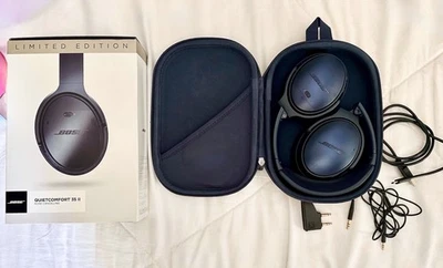 Bose QuietComfort 35 II Wireless Noise Cancelling Headphones Blue Limited Ed - Image 1 of 4