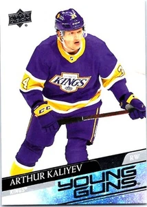 Upper Deck 2020-21 #701 Arthur Kaliyev Rookie UD lucido - Foto 1 di 2