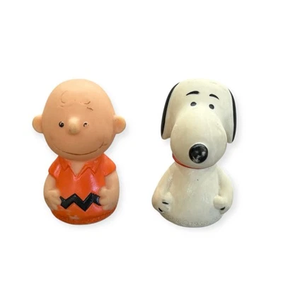 Figura de goma RARA de colección Snoopy Peanuts & Charlie Brown años 50’s Foto 1 de 4