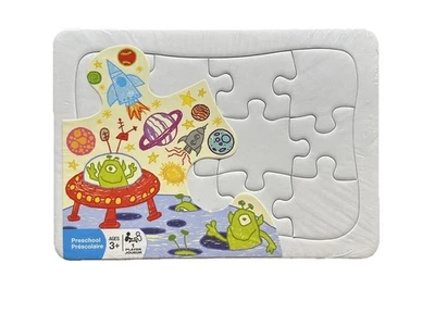 Cobble Hill Create Your Own Jigsaw Puzzle - Blank White DIY Puzzle Kit NEW - Image 1 of 2