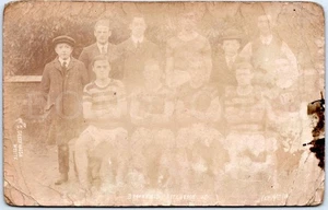 RPPC Antique Postcard Group Portrait Sports Team - Picture 1 of 2