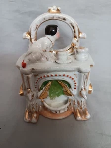Conta & Böhme Historismus Deckeldose Schatulle Kamin Kind Sphinx signiert - Picture 1 of 14