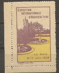 France Cinderella 1928 International Exposition Le Mans label MLH - Picture 1 of 1