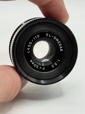 Lente ampliadora EL-Omegar 50 mm f/3,5 • Probada funcionando • Vidrio limpio Foto 1 de 4