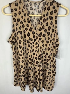 Camiseta sin mangas Croft & Barrow para mujer con cuello en V talla mediana nueva con etiquetas - Imagen 1 de 5