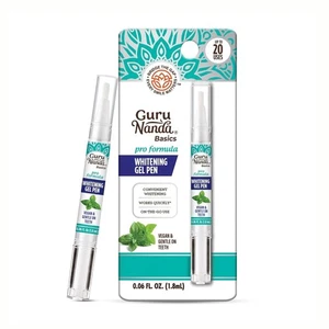 Penna sbiancante denti, (0,06 fl oz)-20 usi, formula professionale vegana e delicata sui denti - Foto 1 di 7