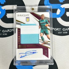 2021 Panini Immaculate Emiliano Martinez Aston Villa Premium Patch Auto Gold /10