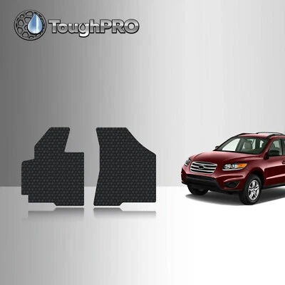 Alfombrillas delanteras ToughPRO negras para Hyundai Santa Fe todo clima 2007-2012 Foto 1 de 4