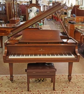 1937 Golden Age Walnut Model S Steinway Baby Grand Piano 5'1" - Picture 1 of 24