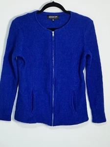 Jones New York Merino Wool Full Zip Jacket Small Petite Brand - Picture 1 of 8
