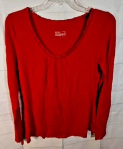 Gilligan & OMalley Women's Sz M Long Sleeve Sleepwear Top Comfy Cozy - Picture 1 of 8