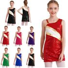 Kids Girl's Cheerleading Dresses Sparkling Dance Dress Cheer Leader Active