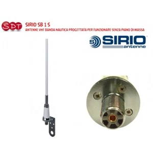 SIRIO SB 1 S ANTENNA VHF BANDA NAUTICA PROGETTATA PER FUNZIONARE SENZA P - Zdjęcie 1 z 3