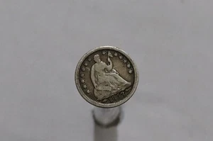 π§ πΊπΈ USA HALF DIME 1856 SILVER B70 #9411 - Picture 1 of 3