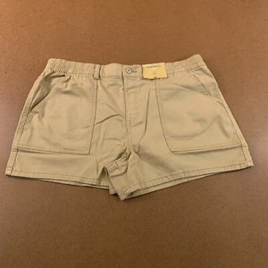 Thereabouts Girls Size 2XL Bisque Khakit Pocketed Pull On Utility Shorts NWT - Picture 1 of 9