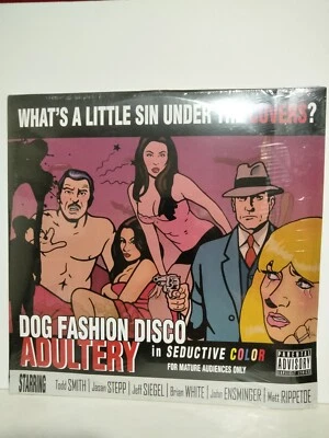 DOG FASHION DISCO Album LP - ADULTERY Sealed 2011 US Reissue Gatefold  2 x Vinyl - Image 1 of 4