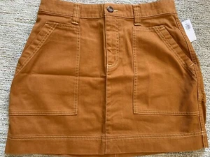Old Navy Utility Skirt Size 6 Rust New with Tags - Picture 1 of 8