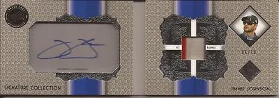 Nascar 2013 Total Memorabilia Signature Book Relic autograph Jimmie Johnson SCJJ - Image 1 of 3