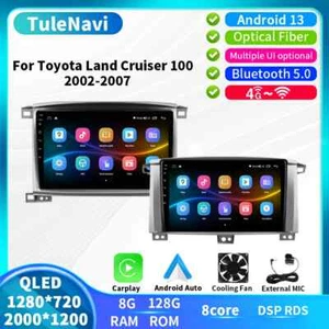 For Toyota LC100 Land Cruiser 2002-2007 CarPlay Car Radio GPS Auto Player Screen - Picture 1 of 40