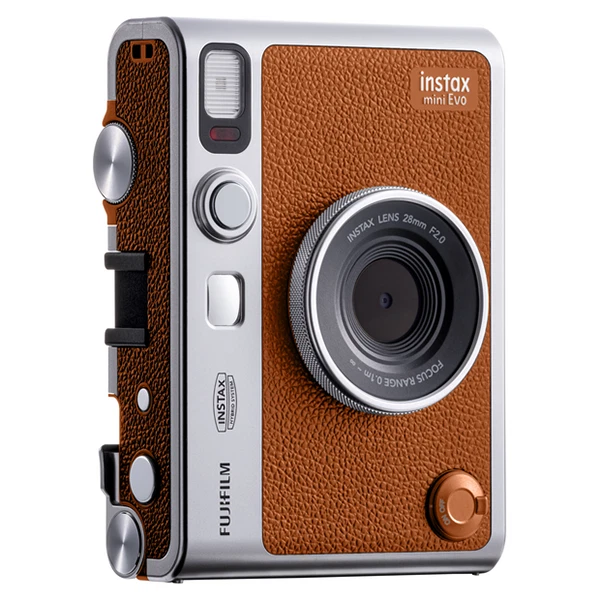 Fujifilm Instax mini Evo Macchina Fotografica Istantanea - Marrone