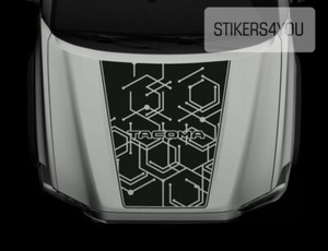 2016 - 2021 TOYOTA TACOMA HOOD VINYL DECAL STICKER RACING GRAPHIC STRIPE