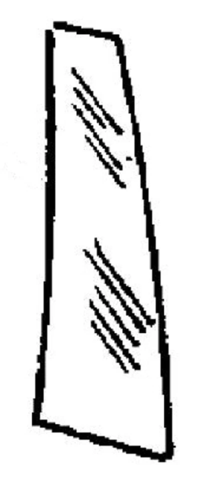 Se adapta a Pontiac Bonneville 1982-1986 sedán de 4 puertas lado del pasajero ventilación trasera vidrio Foto 1 de 1