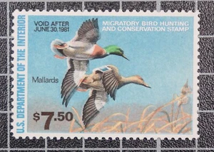 Scott RW47 1980 $7,50 Francobollo Anatra MNH PSE Cert 95 SCV - $75,00 - Foto 1 di 3